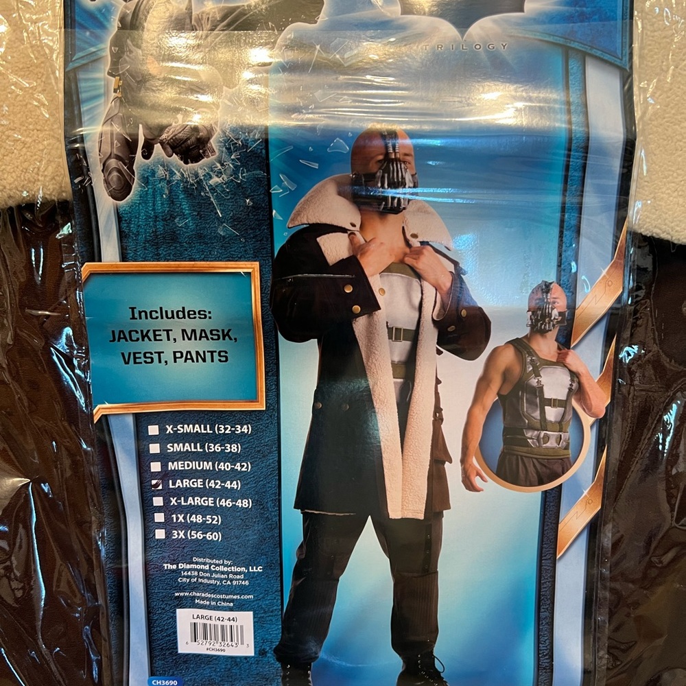 Men's Large Bane Costume